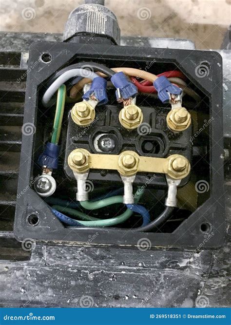 electric motor entry box|junction box for motor.